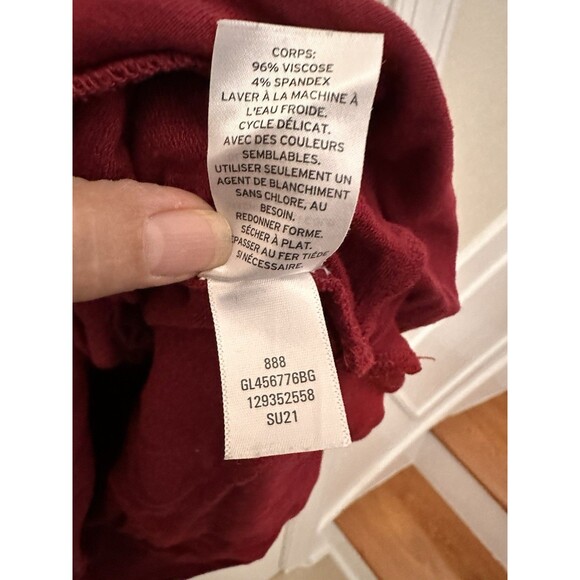 Zella Girls Red 2 Piece Set Outfit XL Top Long Sleeve Pants Large Straight Leg - Picture 6 of 12